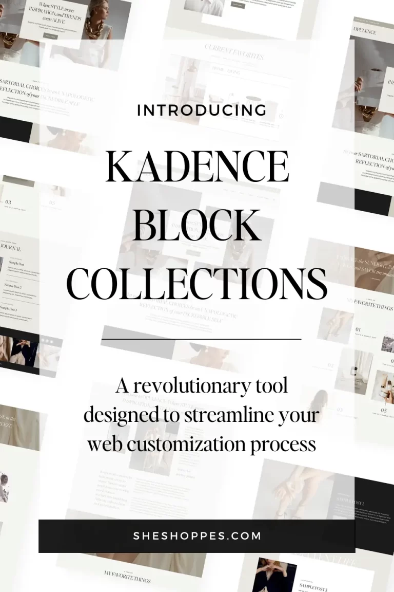 Introducing: Kadence Block Collections